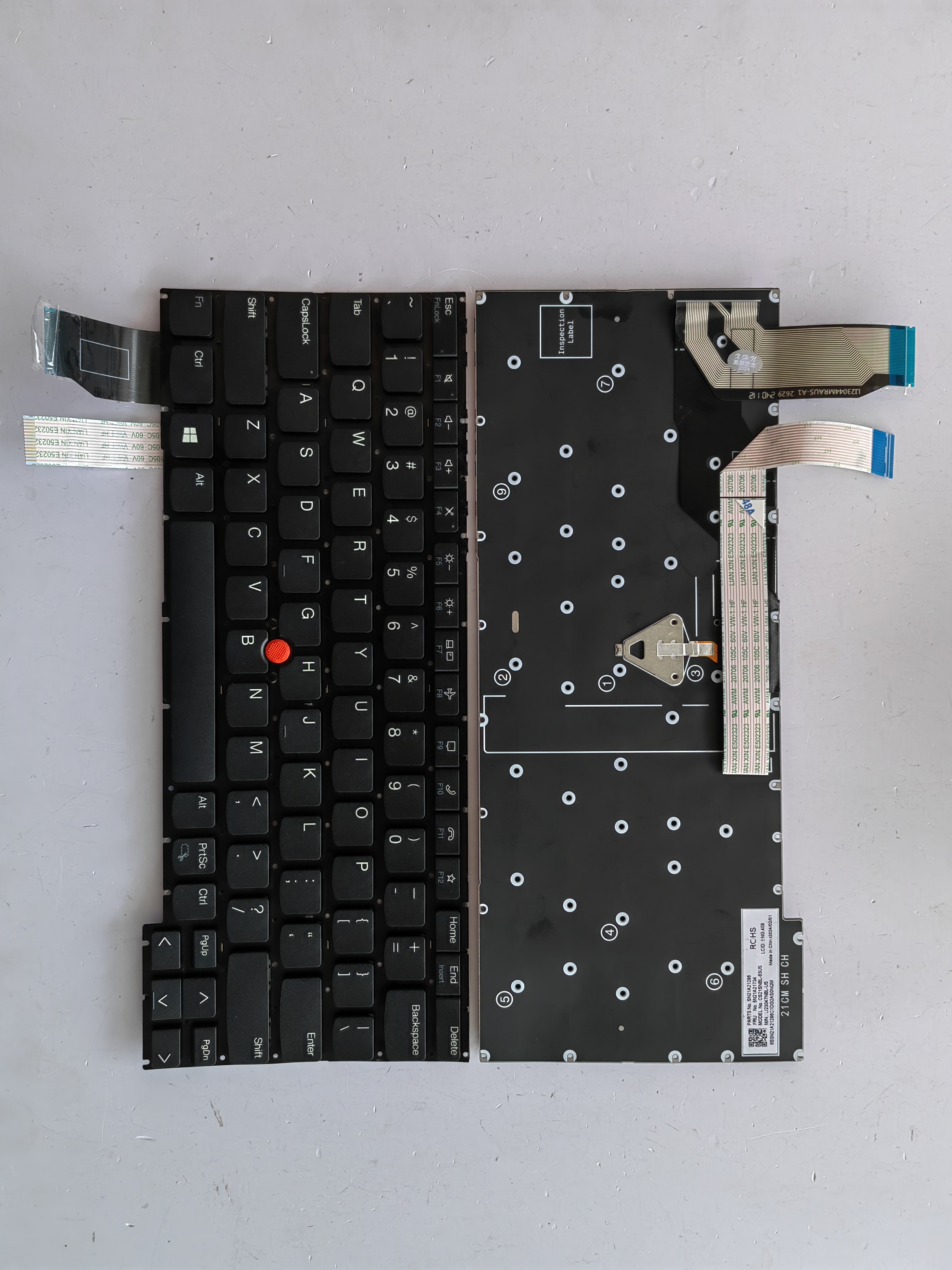 Picture of New Replacement Laptop Keyboard For IBM YOGA X13 second generation/YOGA X13 GEN2 BLACK With Point (OEM) US Layout